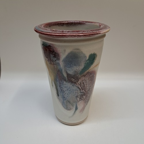 Click to view detail for #251279 Vase/Utensil Holder 8x5.5 $24